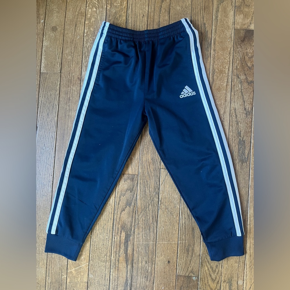 Adidas Kids Navy Track Pants Size 5